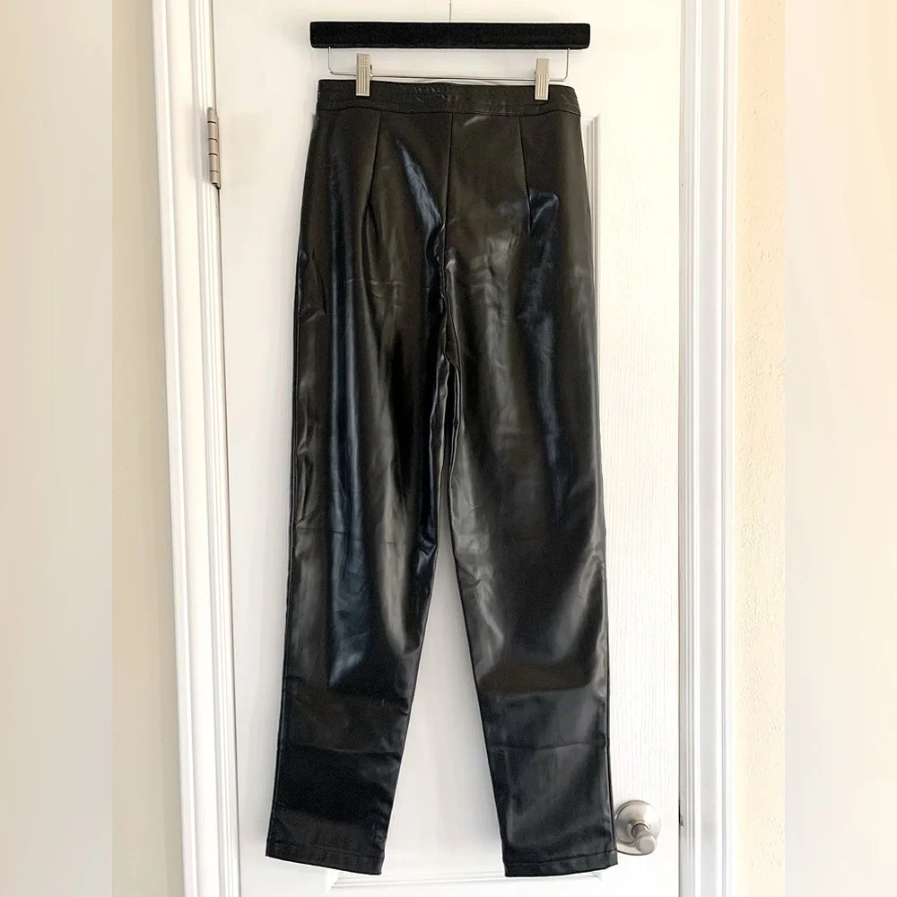 princess polly love club leather pants 🖤 nwt - Picture 5 of 8